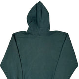 Russell Athletic Hoodie - Large Green Cotton Blend