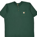 Carhartt T-Shirt - 2XL Green Cotton