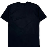 Blank Hanes Single Stitch T-Shirt - XL Black Cotton Blend