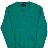 Polo By Ralph Lauren Jumper - Small Green Cotton