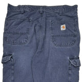 Carhartt Cargo Pants - 36W 30L Blue Cotton