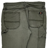 Dickies Carpenter Pants - 32W 30L Gray Cotton Blend