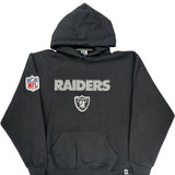 Raiders Russell Athletic Football Hoodie - XL Black Cotton
