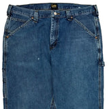 Lee Carpenter Jeans - 36W 31L Blue Denim