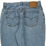 Levis 550 Jeans - 33W 29L Light Wash Cotton