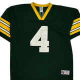 Green Bay Packers Logo Athletics #Favre Football Jersey - XL Green Polyester