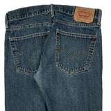 517 Levis Boot Cut Jeans - 33W US 8 Blue Denim
