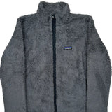 Patagonia Fleece Jacket - Large Gray Polyester