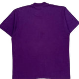 Single Stitch 90S Blank Unbranded T-Shirt - XL Purple Cotton Blend