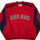 Red Sox Majestic Mlb Windbreaker - Large Red Polyester