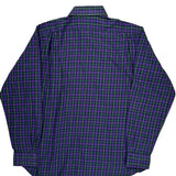 Regent Polo By Ralph Lauren Checked Flannel Shirt - Large Green Cotton