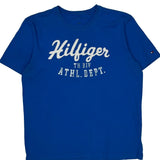 Tommy Hilfiger T-Shirt - Large Blue Cotton