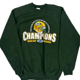 Green Bay Packers Gildan Nfl Sweatshirt - Medium Green Cotton Blend