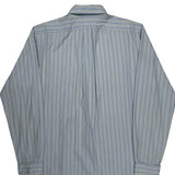 Ralph Lauren Striped Shirt - Medium Blue Cotton