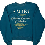 Amiri Graphic Sweatshirt - Large Blue Cotton