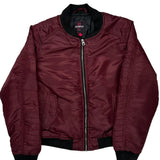 Southpole Bomber Jacket - 2XL Burgundy Polyester