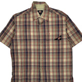 Dickies Checked Short Sleeve Shirt - Medium Multicoloured Cotton