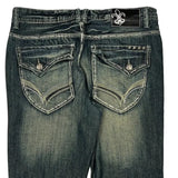 Unbranded Studded Jeans - 34W 34L Dark Wash Denim