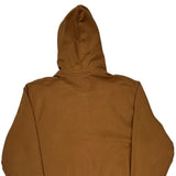 Dickies Hoodie - Large Brown Cotton Blend