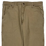 Wrangler Carpenter Trousers - 36W 32L Khaki Cotton