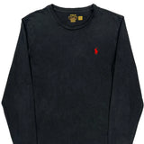 Polo By Ralph Lauren Slim Fit Long Sleeve T-Shirt - Medium Black Cotton