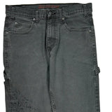 Dickies Carpenter Pants - 32W 30L Gray Cotton