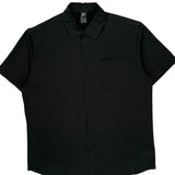 Quiksilver Short Sleeve Shirt - XL Black Polyester