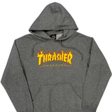 Thrasher Graphic Hoodie - Medium Gray Cotton