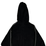 Nike Spellout Hoodie - Large Black Cotton