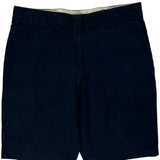 Dickies Shorts - 37W 11L Navy Polyester Blend