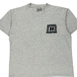 Duke Oneita Single Stitch T-Shirt - Large Grey Cotton