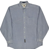 Tommy Hilfiger Striped Shirt - Large Blue Cotton