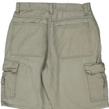 Wrangler Cargo Shorts - 30W 10L Beige Cotton