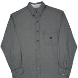 Chaps Ralph Lauren Checked Shirt - Medium Gray Cotton