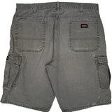 Dickies Cargo Shorts - 38W 11L Grey Cotton