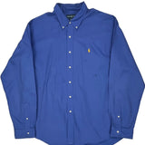 Ralph Lauren Shirt - 2XL Blue Cotton