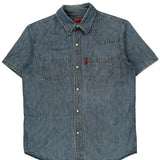 Vintage Guess Denim Shirt - Medium Blue Denim