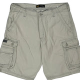 Lee Cargo Shorts - 36W 11L Beige Cotton
