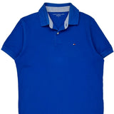 Tommy Hilfiger Polo Shirt - Medium Blue Cotton