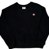 Reverse Weave Champion Sweatshirt - Small Black Cotton Blend