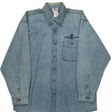 Disney Denim Shirt - Large Light Wash Cotton