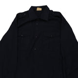 Naval Shirt - Large Navy Cotton