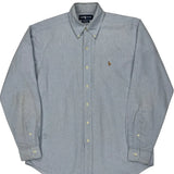 Yarmouth Ralph Lauren Shirt - Medium Blue Cotton