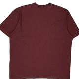 Original Fit Carhartt T-Shirt - XL Burgundy Cotton