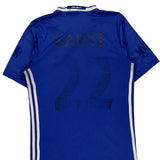 Chelsea Fc Adidas Football Shirt - Small Blue Polyester