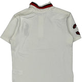 Age 10-12 Polo By Ralph Lauren Graphic Polo Shirt - Medium White Cotton