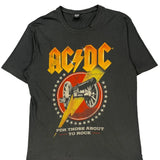 For Those About To Rock Ac/Dc Band T-Shirt - XL Black Cotton