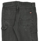 Dickies Carpenter Trousers - 34W 31L Black Cotton