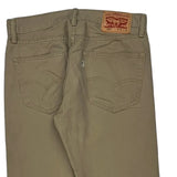 Levis Jeans - 30W 30L Beige Cotton