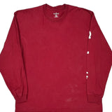Carhartt Long Sleeve T-Shirt - XL Red Cotton